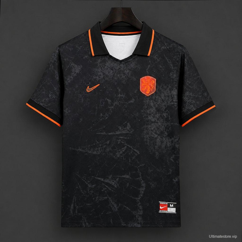 2026 Netherlands Energy Black  Jersey