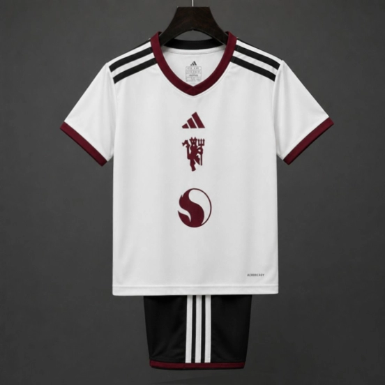 26/27 Kids Manchester United Third Cream Jersey