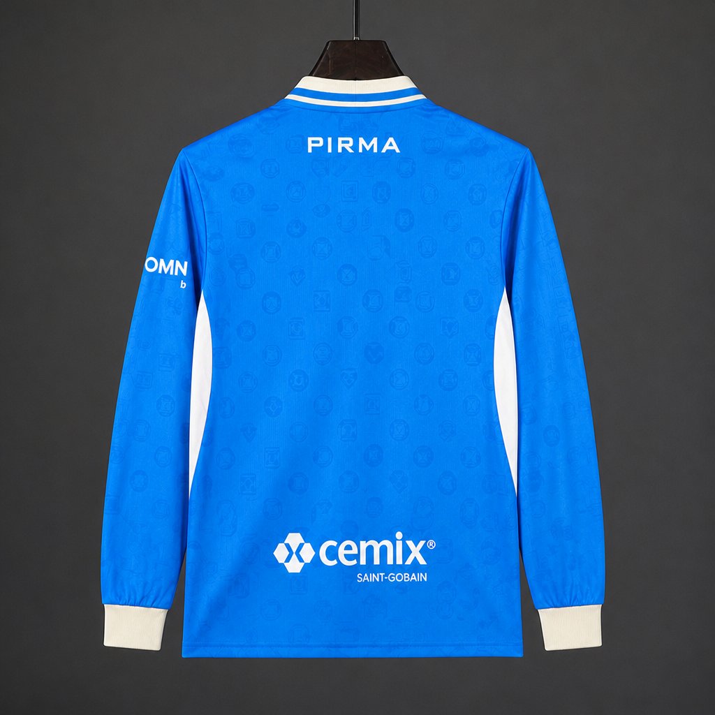 26/27 Cruz Azul Home Long Sleeve Blue Jersey