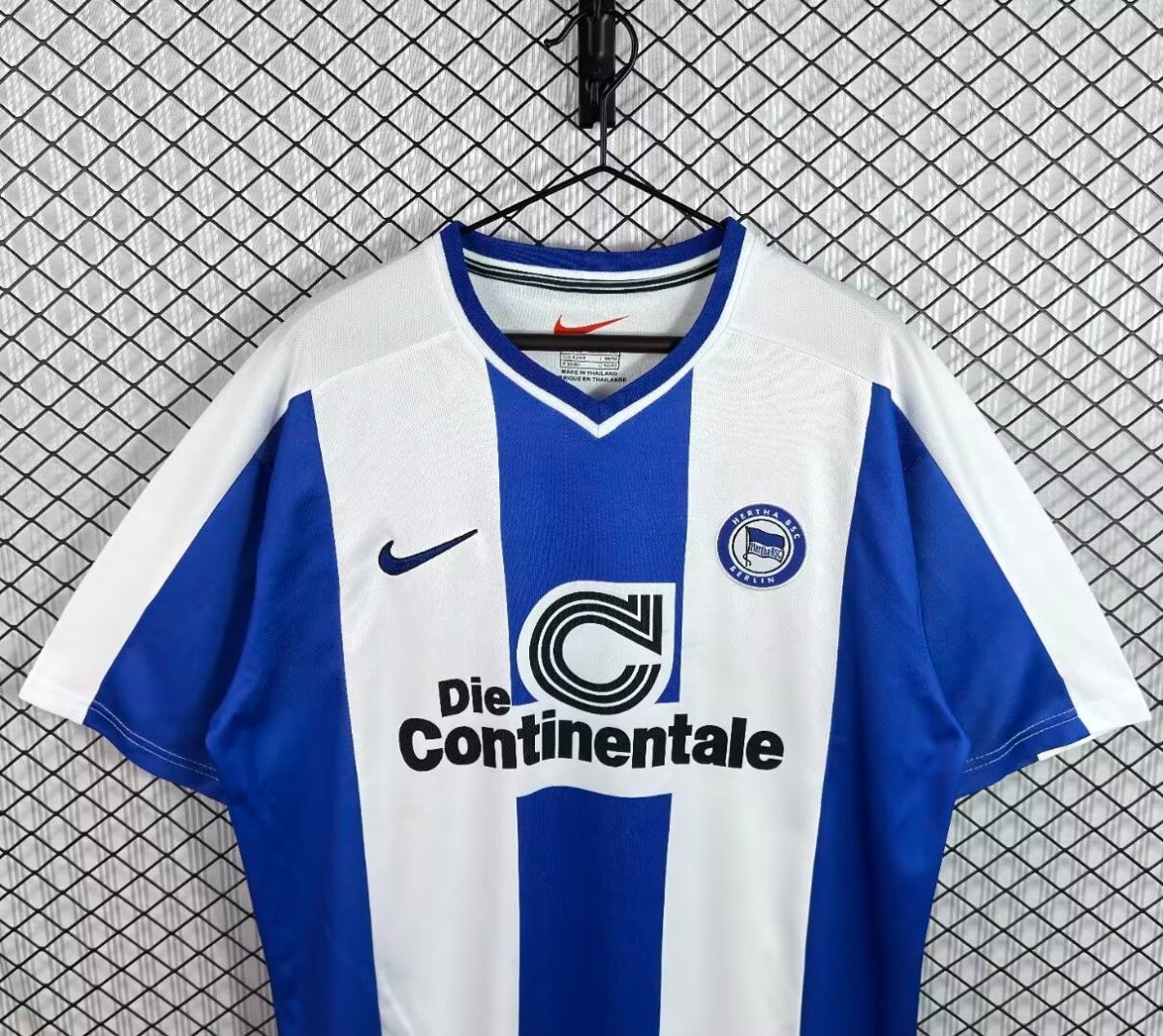 Retro 99/00 Hertha BSC Home White Blue Jersey